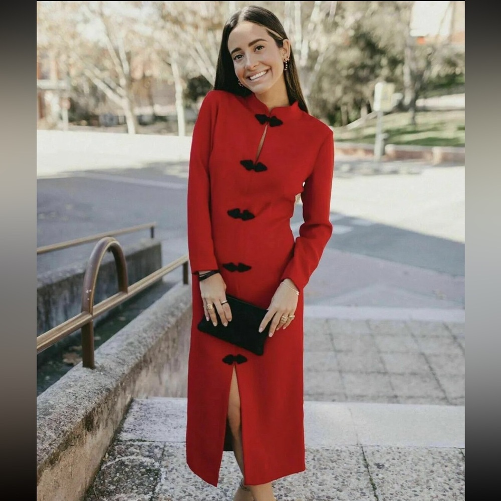 Zara red dress XS NWOT